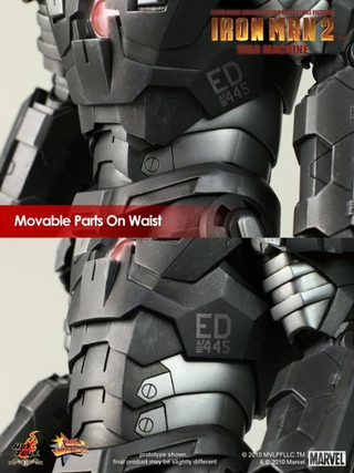 Illustration for article titled How Does War Machine's Gun Work? Can He Sit Down? New Toy Pics Reveal All!